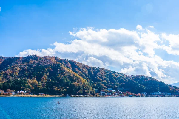 Bela paisagem em torno do lago kawaguchiko em Yamanashi Japão — Fotografia de Stock