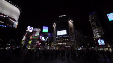 Modern megalopolis Asya şehrinin manzaralı görüntüleri