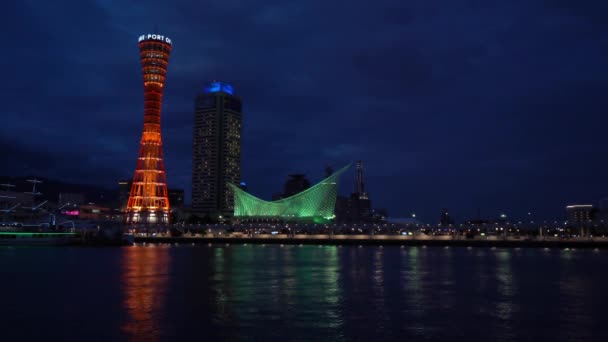 Images Panoramiques Mégalopole Moderne Ville Asiatique — Video