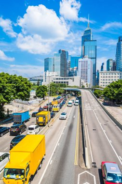 Hong kong, Çin - 15 Eylül, 2018: güzel mimari ofis 