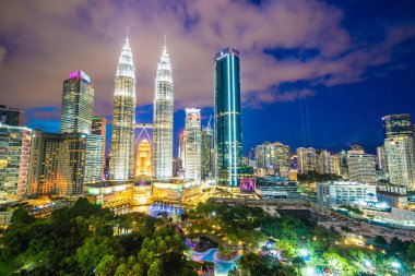 Dış Kuala Lumpur şehirde bina güzel mimari