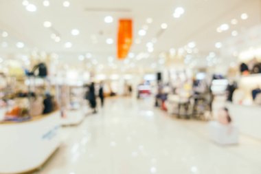 Soyut bulanıklık ve ufuk lüks alışveriş merkezi bölümü s