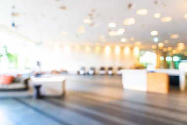 Soyut bulanıklık ve ufuk otel ve lobi iç