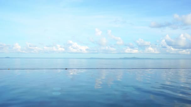 Imágenes Tranquilas Hermoso Mar Ondulado — Vídeos de Stock