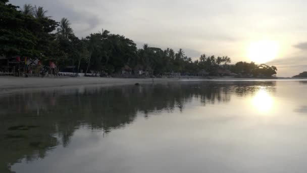 Imágenes Tranquilas Hermoso Mar Ondulado — Vídeo de stock