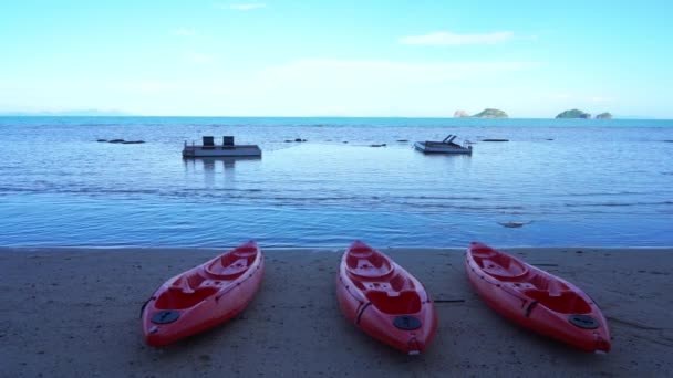 Спокійне Фото Красивого Хвилястого Моря — стокове відео