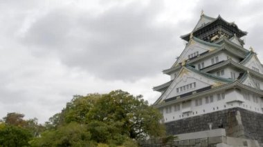 güzel geleneksel Japon pagoda doğal görüntüleri