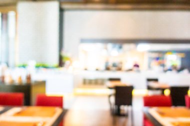 Soyut bulanıklık ve ufuk kafe ve Restoran iç