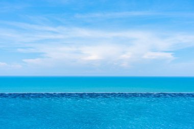 Hotel r sonsuzluk yüzme havuzu güzel açık manzara