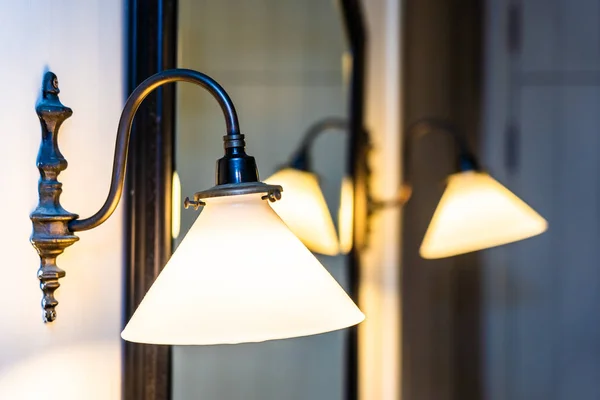 Licht lamp decoratie interieur van kamer — Stockfoto