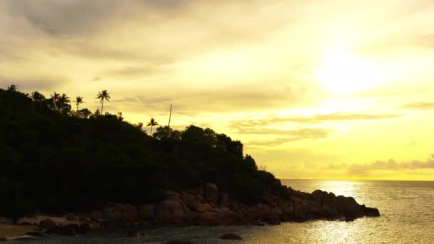 Rustige Beelden Van Prachtige Golvende Zee — Stockvideo