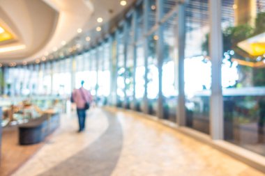 Soyut bulanıklık ve güzel lüks alışveriş merkezi Interio bulanıklık