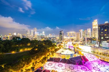 Singapur şehir dış bina güzel mimari