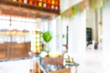 Soyut bulanıklık ve ufuk otel lobi ve salon iç 