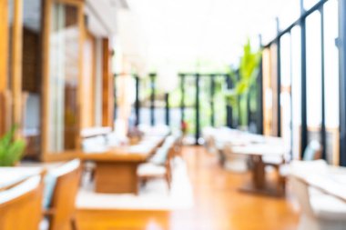 Soyut bulanıklık ve defodaklı kahve dükkanı ve büfe restoran