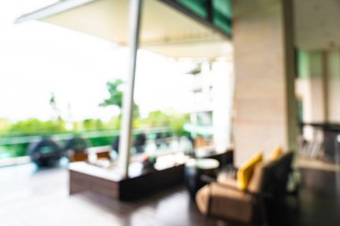 Soyut bulanıklık ve ufuk otel ve lobi iç