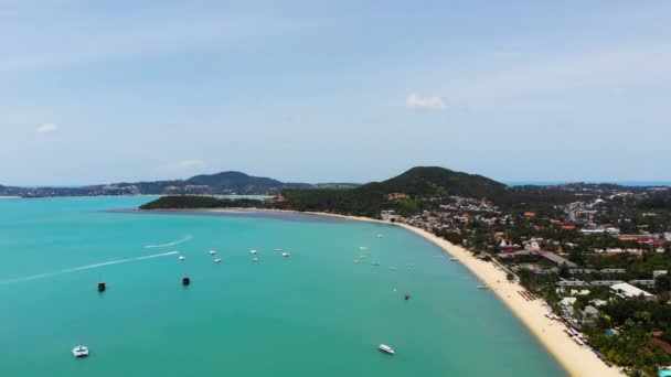 Imágenes Tranquilas Hermoso Mar Ondulado — Vídeo de stock