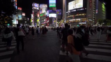 Modern megalopolis Asya şehrinin manzaralı görüntüleri