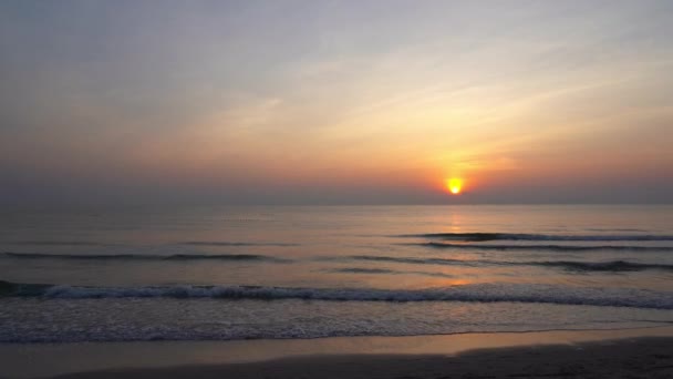 Imágenes Tranquilas Hermoso Mar Ondulado — Vídeos de Stock