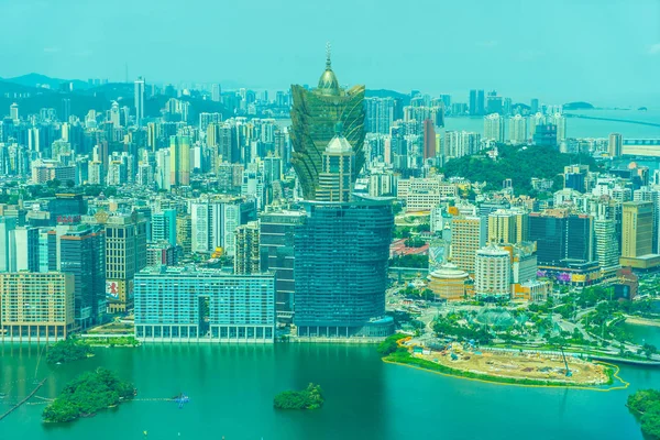 Schöne Architektur baut Stadtbild in Macau — Stockfoto