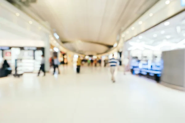 Kabur abstrak dan defocused interior terminal bandara — Stok Foto