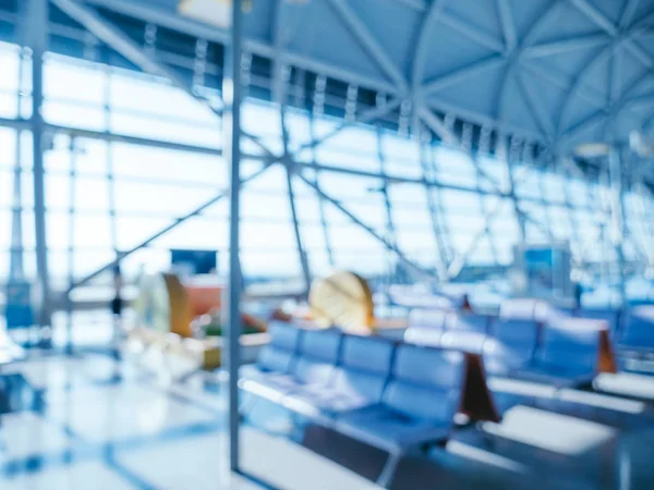 Abstracte onscherpte en intreepupil airport terminal interieur — Stockfoto