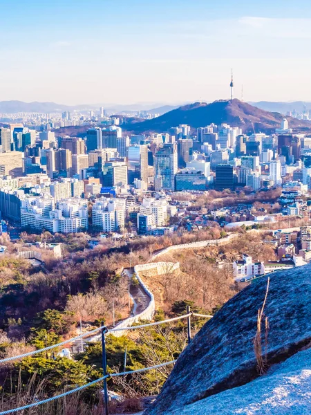 首尔市美丽的建筑城市景观 — 图库照片