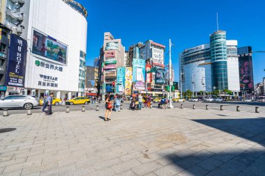 Taipei, Tayvan 30 Kasım 2018: Ximending piyasasıdır popula