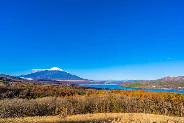 Schöner fuji-berg im yamanakako oder yamanaka-see — Stockfoto