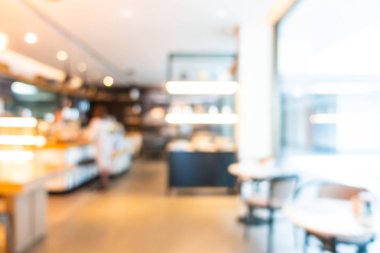 Soyut bulanıklık ve ufuk kafe Cafe ve büfe restaura