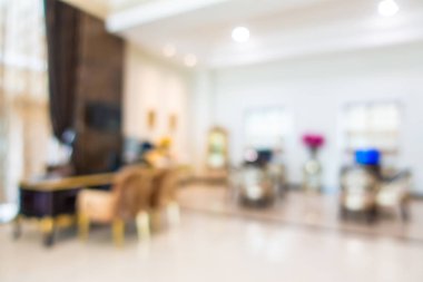 Soyut bulanıklık ve ufuk otel ve lobi iç