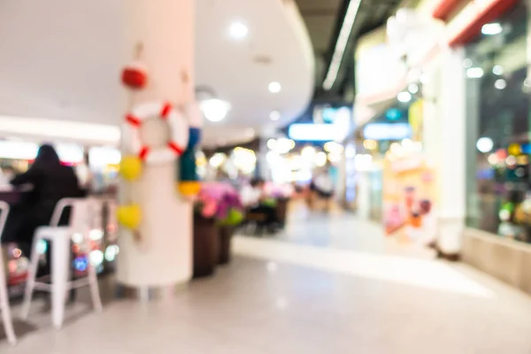 Sfocatura astratta e centro commerciale sfocato e interni al dettaglio di — Foto Stock