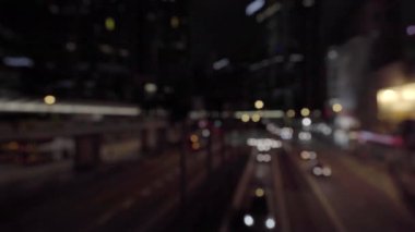 Modern megalopolis Asya şehrinin manzaralı görüntüleri