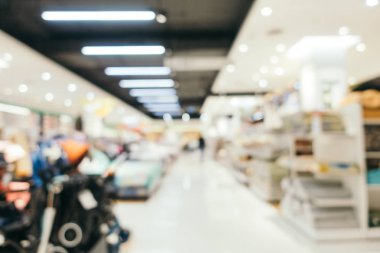 Soyut bulanıklık ve alışveriş merkezinde, ufuk alışveriş merkezi