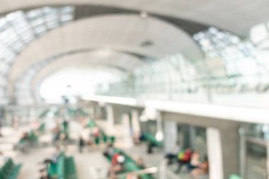 Soyut bulanıklık ve Havaalanı terminal defocused