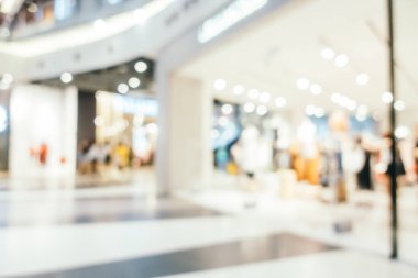 Soyut bulanıklık ve ufuk alışveriş merkezi mağazası