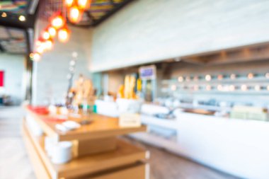 Soyut bulanıklık ve ufuk kafe ve Restoran iç