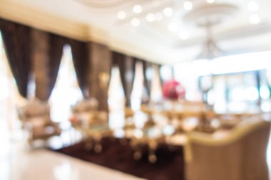 Soyut bulanıklık ve ufuk otel ve lobi iç