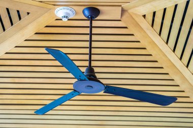 Elektrikli tavan fan dekorasyonu iç