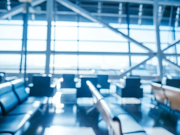 Soyut bulanıklık ve ufuk Havaalanı terminal iç
