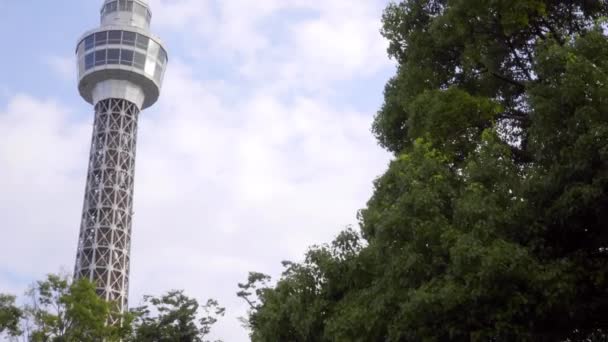 Krásná Architektonická Budova Soul Věž Horské Památce Namsan Města Soul — Stock video