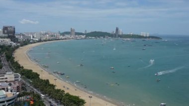 güzel Pattaya şehir, Tayland doğal zaman atlamalı görüntüleri