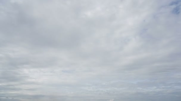 Time Lapse Beelden Van Bewegende Wolken Regenachtige Dag — Stockvideo