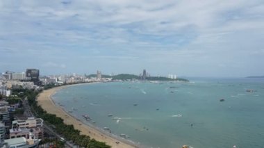 güzel Pattaya şehir, Tayland doğal zaman atlamalı görüntüleri