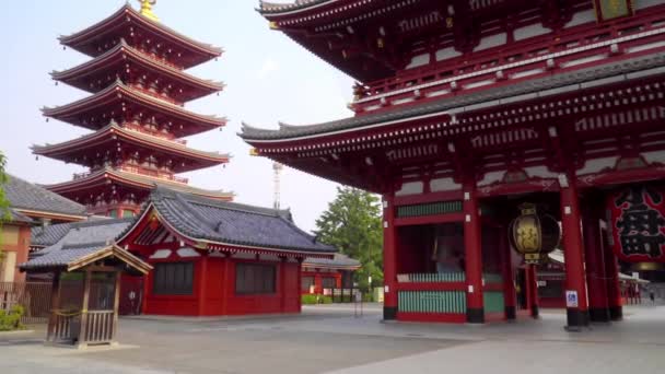 Footage Famous Landmark Chinese Temple — Stock Video