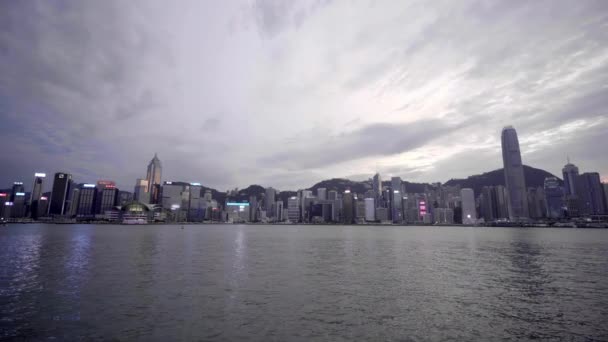 Scenic Footage Modern Megalopolis Asian City — Stock Video