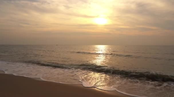 Lugna Bilder Vackra Vågiga Havet — Stockvideo