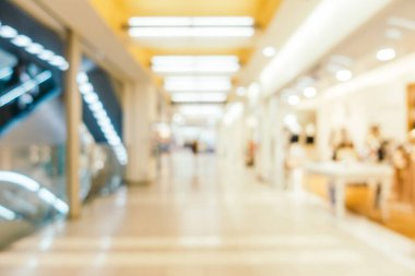 Soyut bulanıklık ve ufuk lüks alışveriş merkezi bölümü s