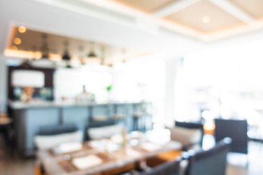 Soyut bulanıklık ve ufuk kafe Cafe ve büfe restaura