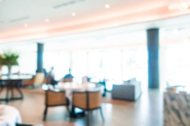 Soyut bulanıklık ve defocused açık büfe restoran ve kahve dükkanı CA